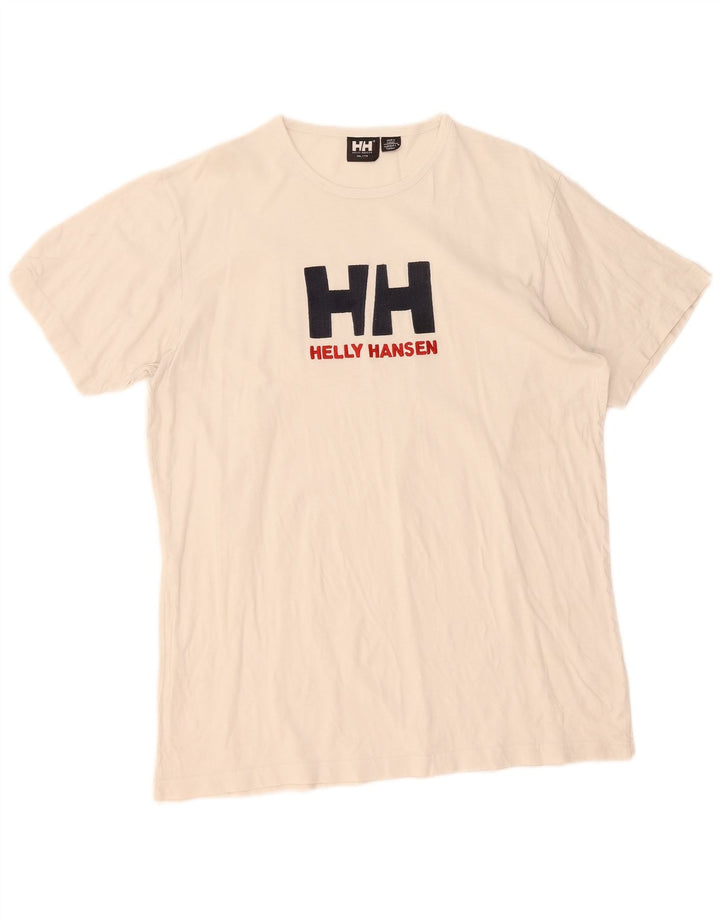 Tricou grafic Helly Hansen pentru femei Top 2XL bumbac alb
