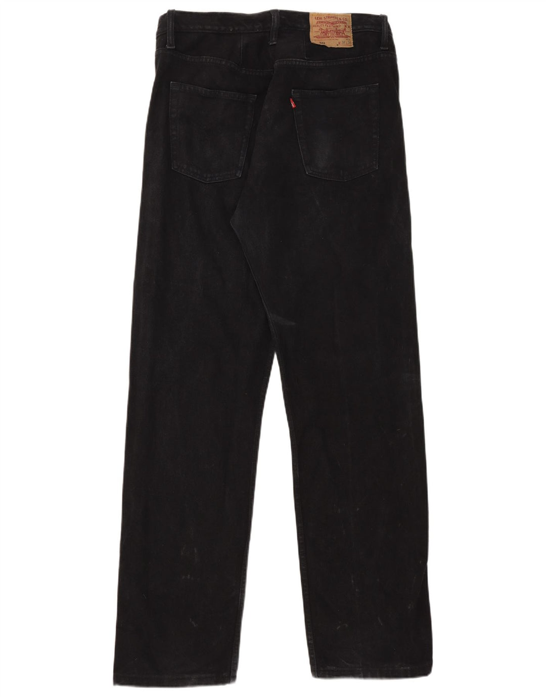 Blugi Levi's 501 drepte pentru bărbați W38 L32 bumbac negru