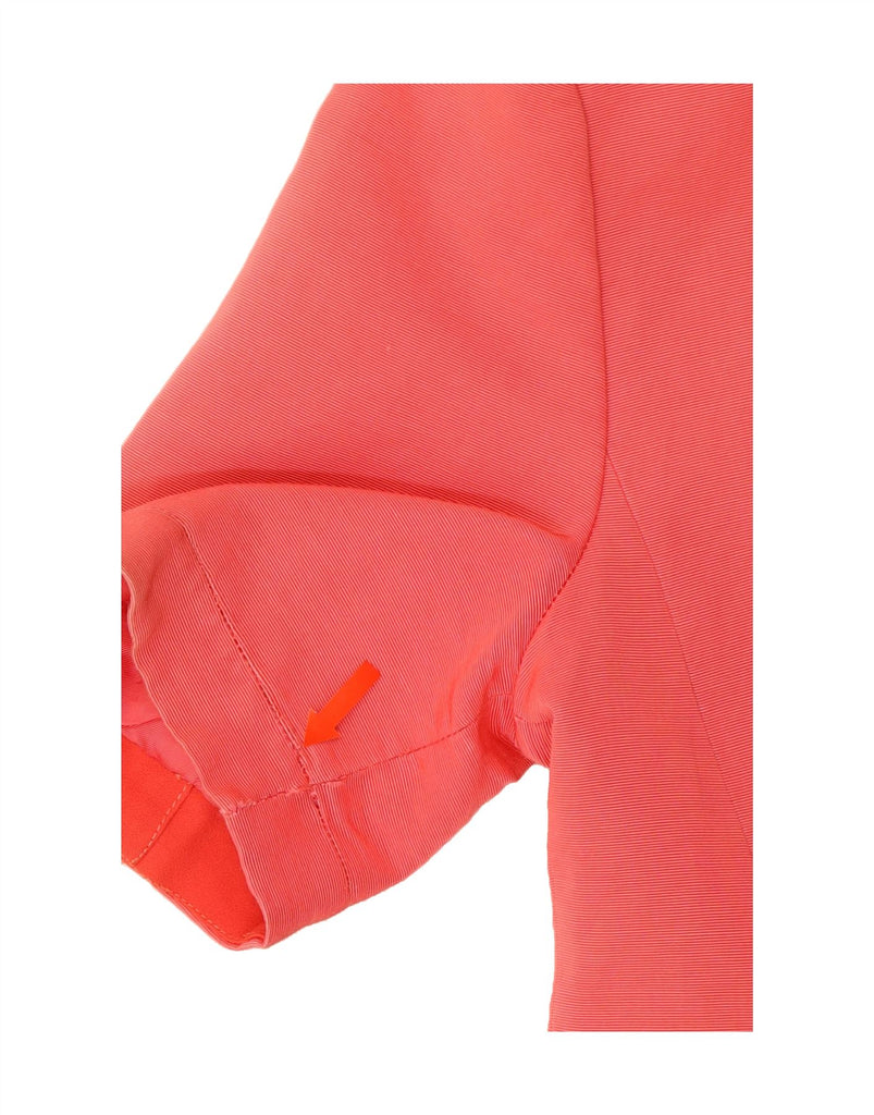 LOUIS FERAUD Womens Short Sleeve 1 Button Blazer Jacket UK 14 Medium Pink Vintage Louis Feraud and Second-Hand Louis Feraud from Messina Hembry 