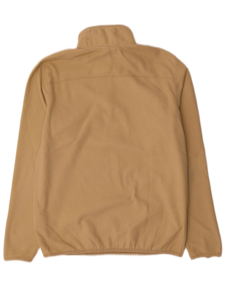 Pulover pentru bărbați The North Face, cu fermoar și gât, poliester, bej mediu