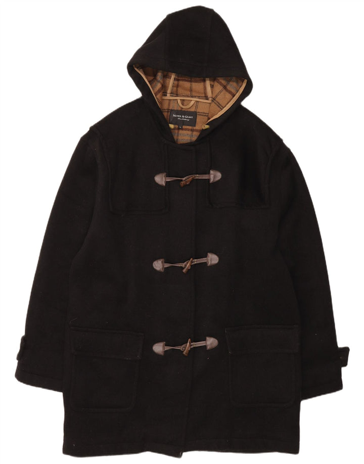 Palton supradimensionat pentru femei McNeil & Grant, lână mare neagră, UK 16