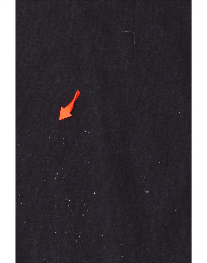 FAT FACE Pulover pentru bărbați cu fermoar și gât, bumbac bleumarin 3XL