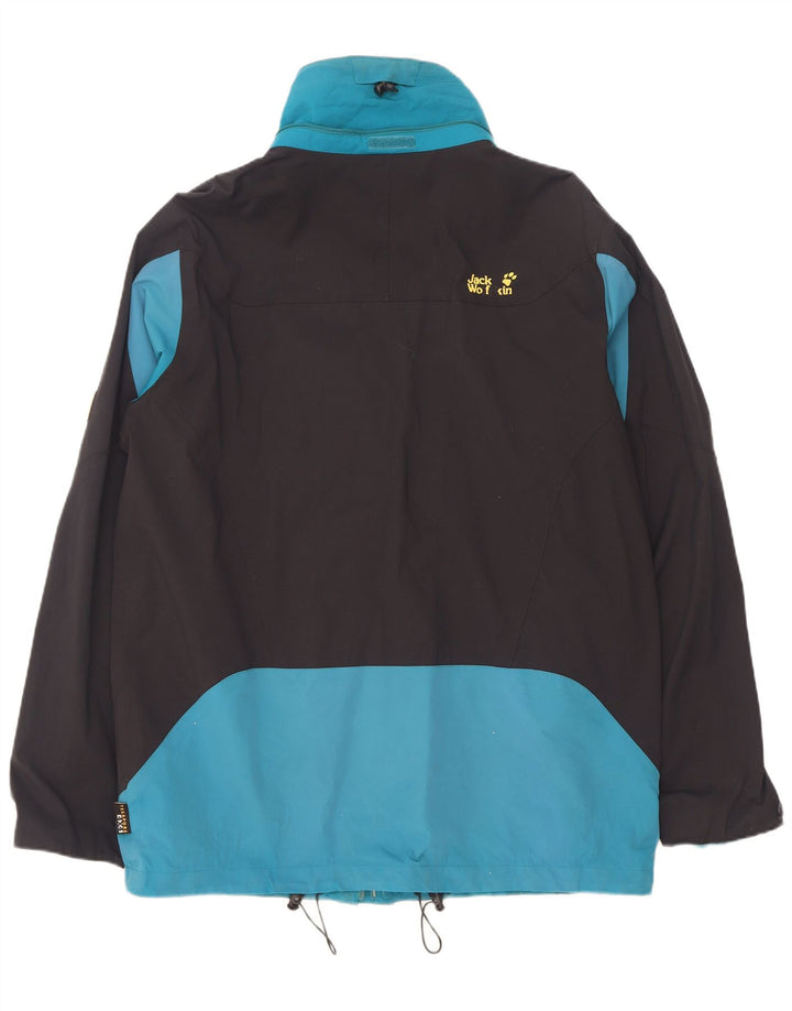 Jack Wolfskin Jachetă de ploaie pentru bărbați UK 44/46 XL Albastru din poliamidă color bloc