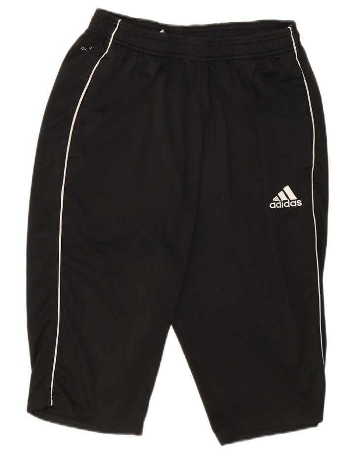 Pantaloni scurți sport Adidas Climalite Bermuda pentru bărbați, poliester mediu negru