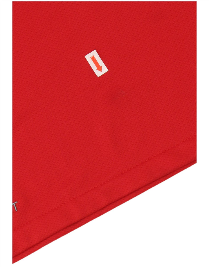 Tricou polo Nike pentru bărbați Dri Fit Poliester roșu mediu