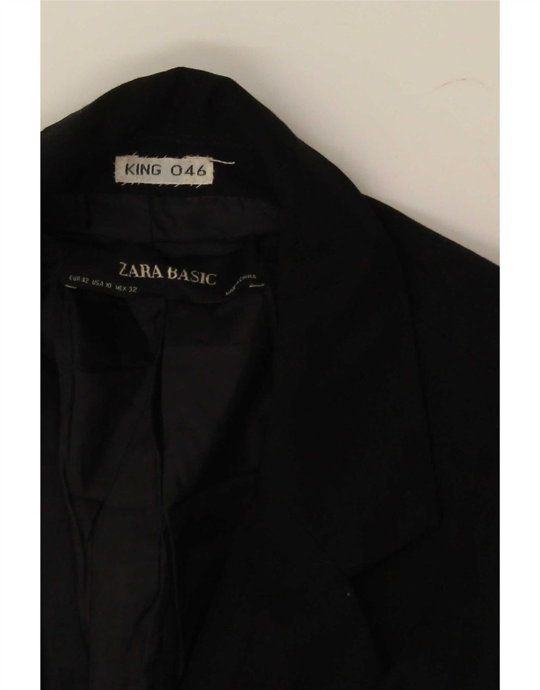 Jachetă Blazer Femei Zara 1 Button EU 42 Large Negru