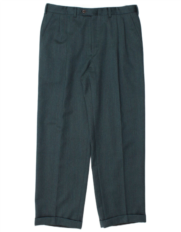 ANGELICO Costum 2 piese pentru bărbați IT 50 mare W34 L30 verde