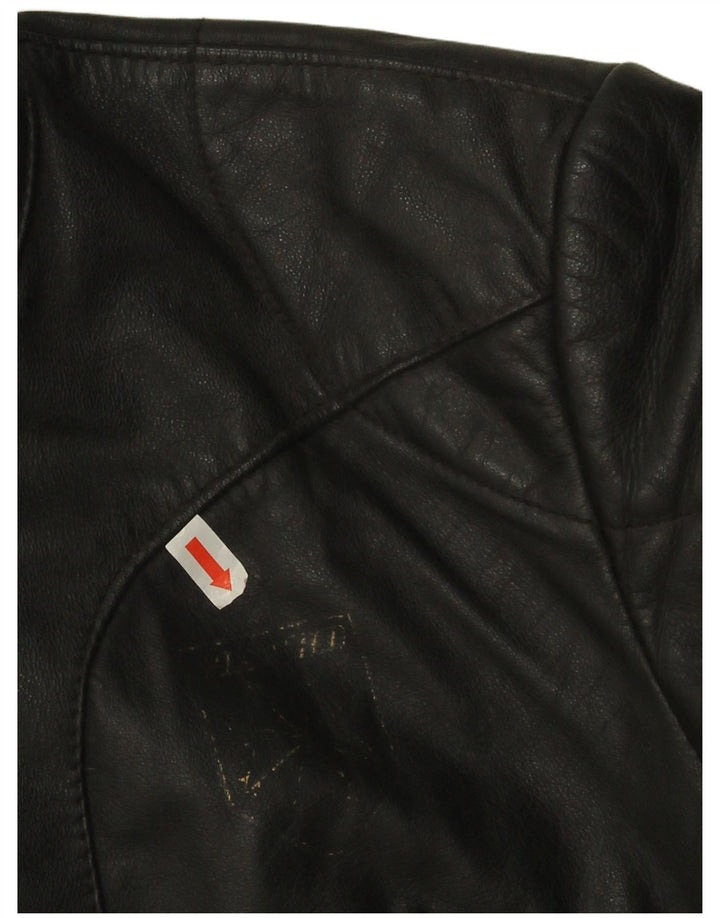 Jachetă Harro din piele crop pentru femei EU 42, mare, neagră