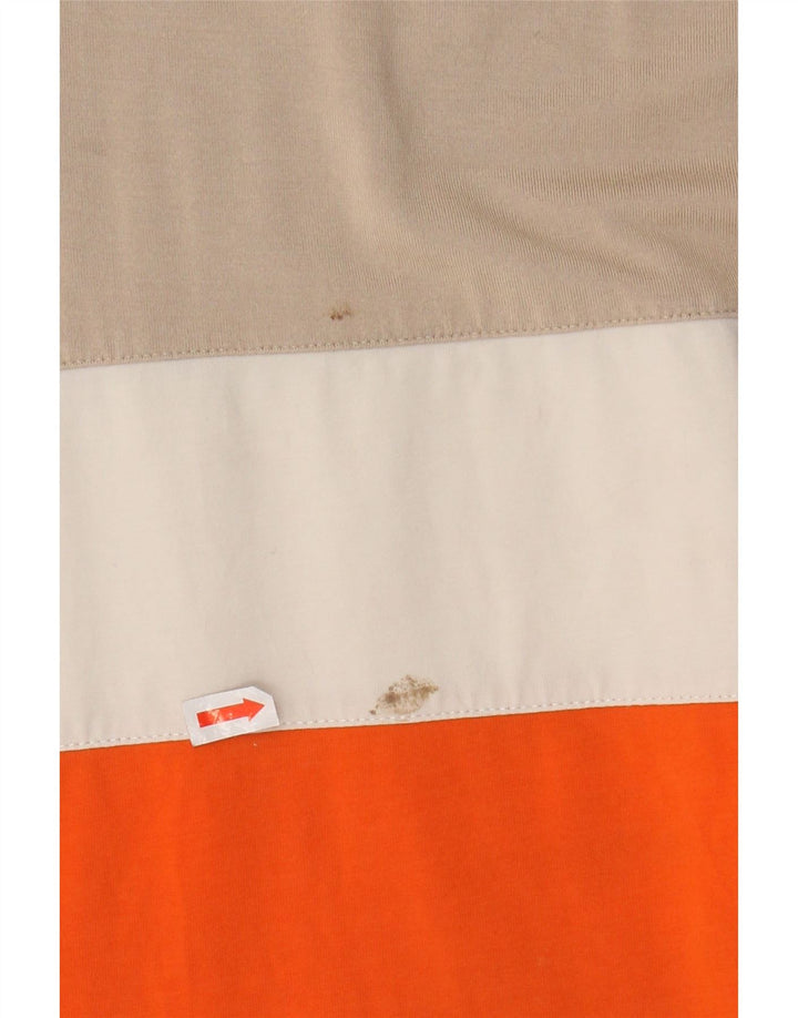 U.S. Polo Assn. Rochie de bază pentru femei UK 12 Medium Bej Colorblock