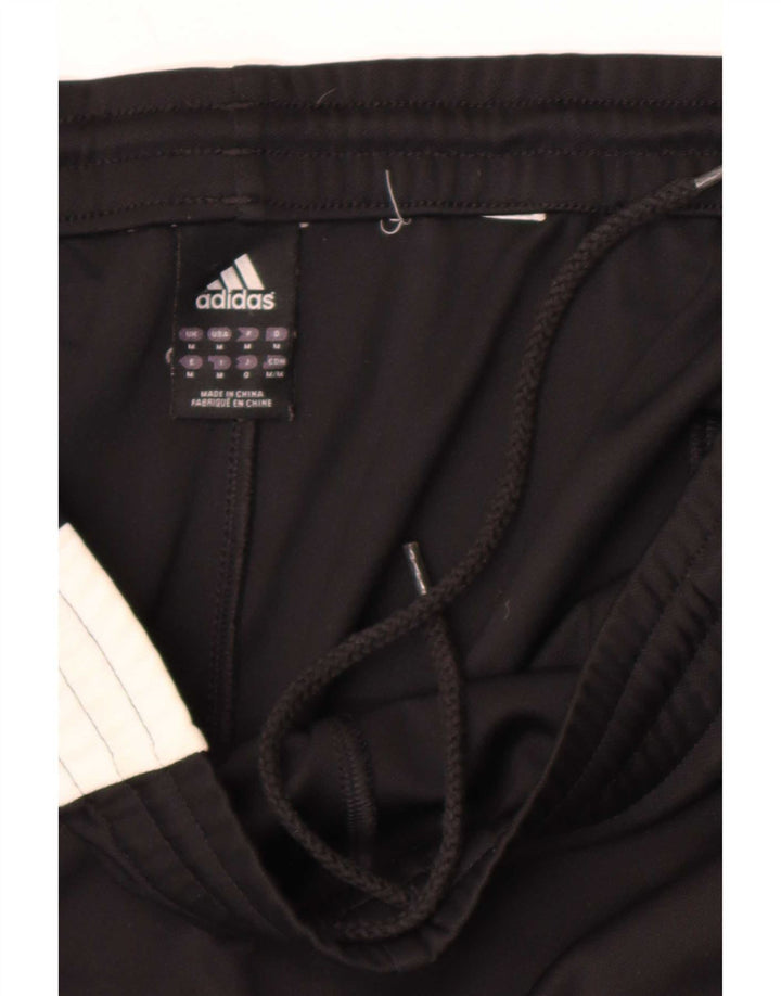 Pantaloni de trening grafic pentru bărbați Adidas, medii, negru, color block