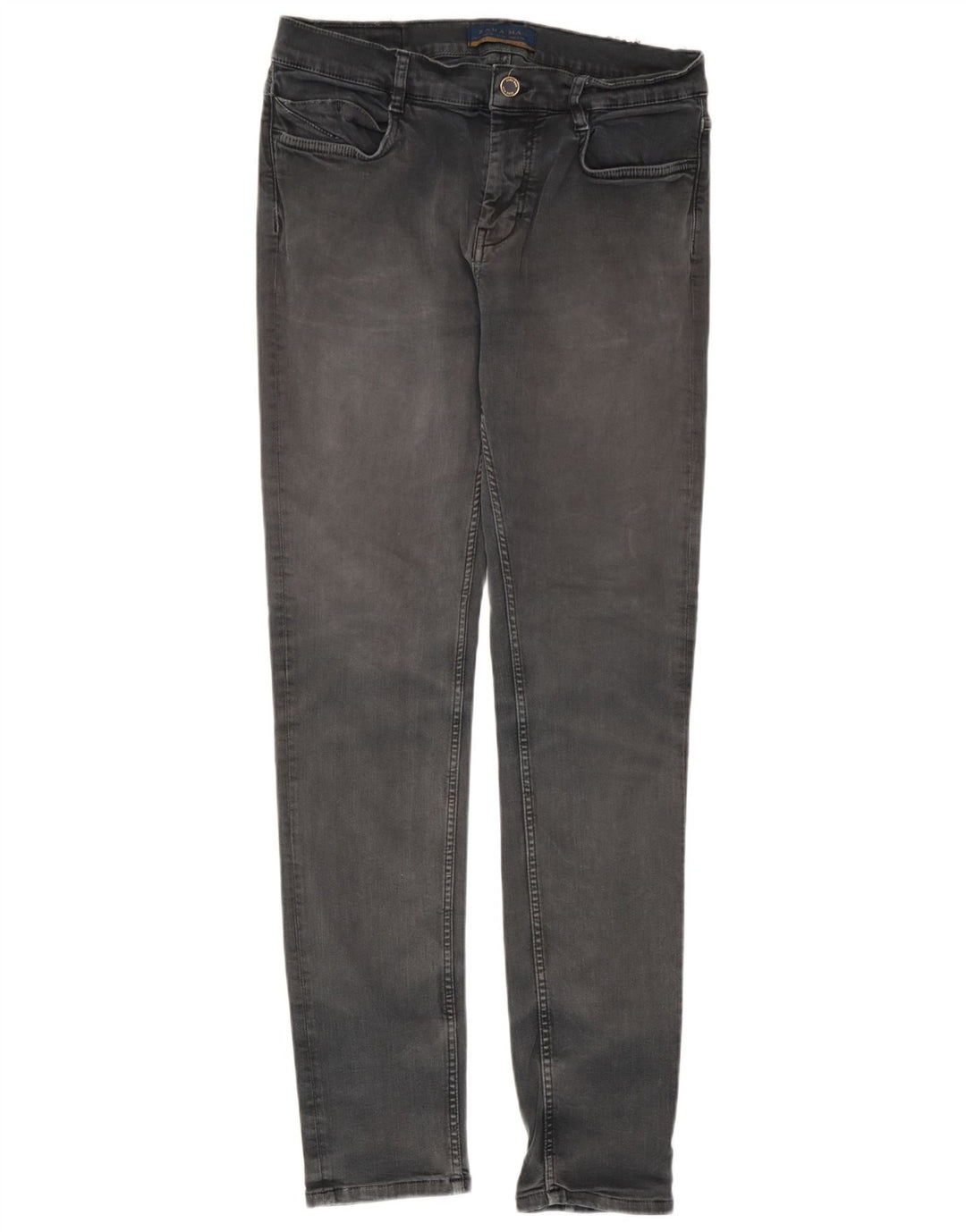 Blugi skinny pentru bărbați Zara EU 40 Medium W31 L31 Gri