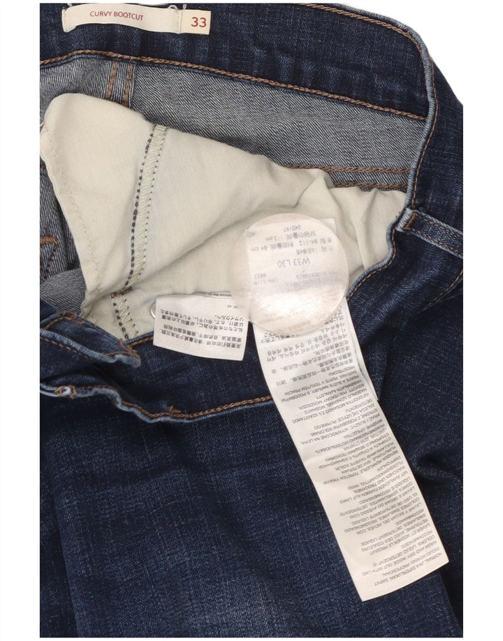 Blugi Levi's Curvy Bootcut W33 L30 Bumbac albastru