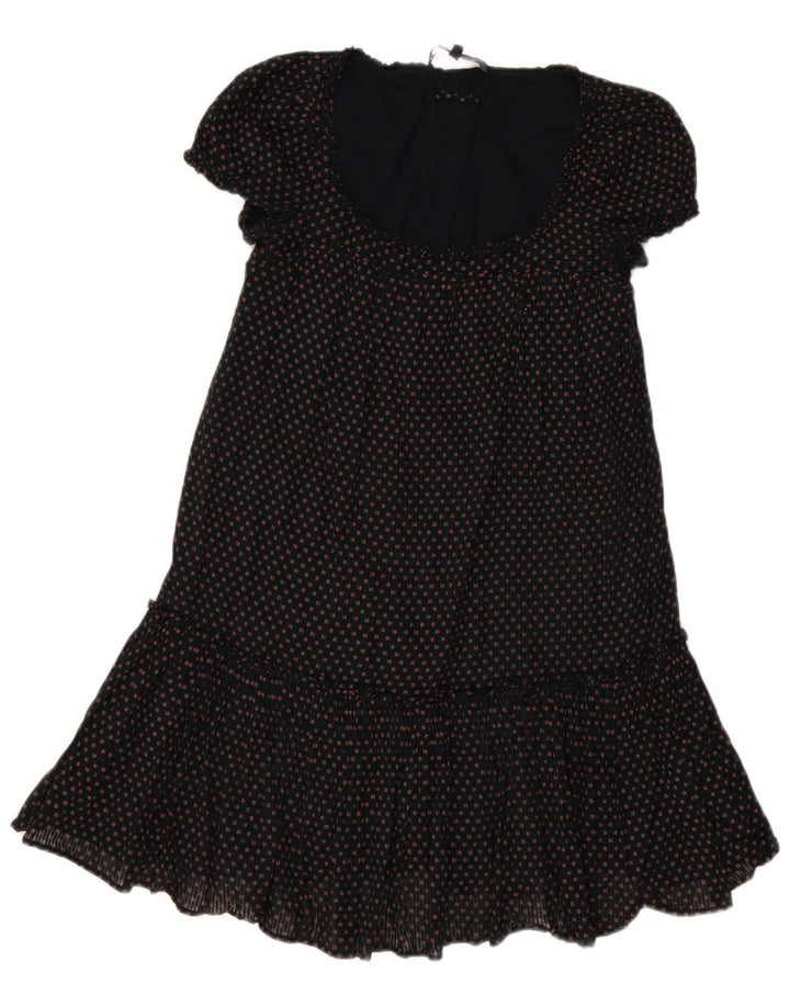 Rochie de bază French Connection pentru femei UK 8 Small Black Spot Bumbac