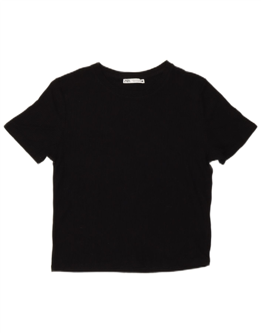 Tricou pentru femei Zara UK 12 Medium Negru