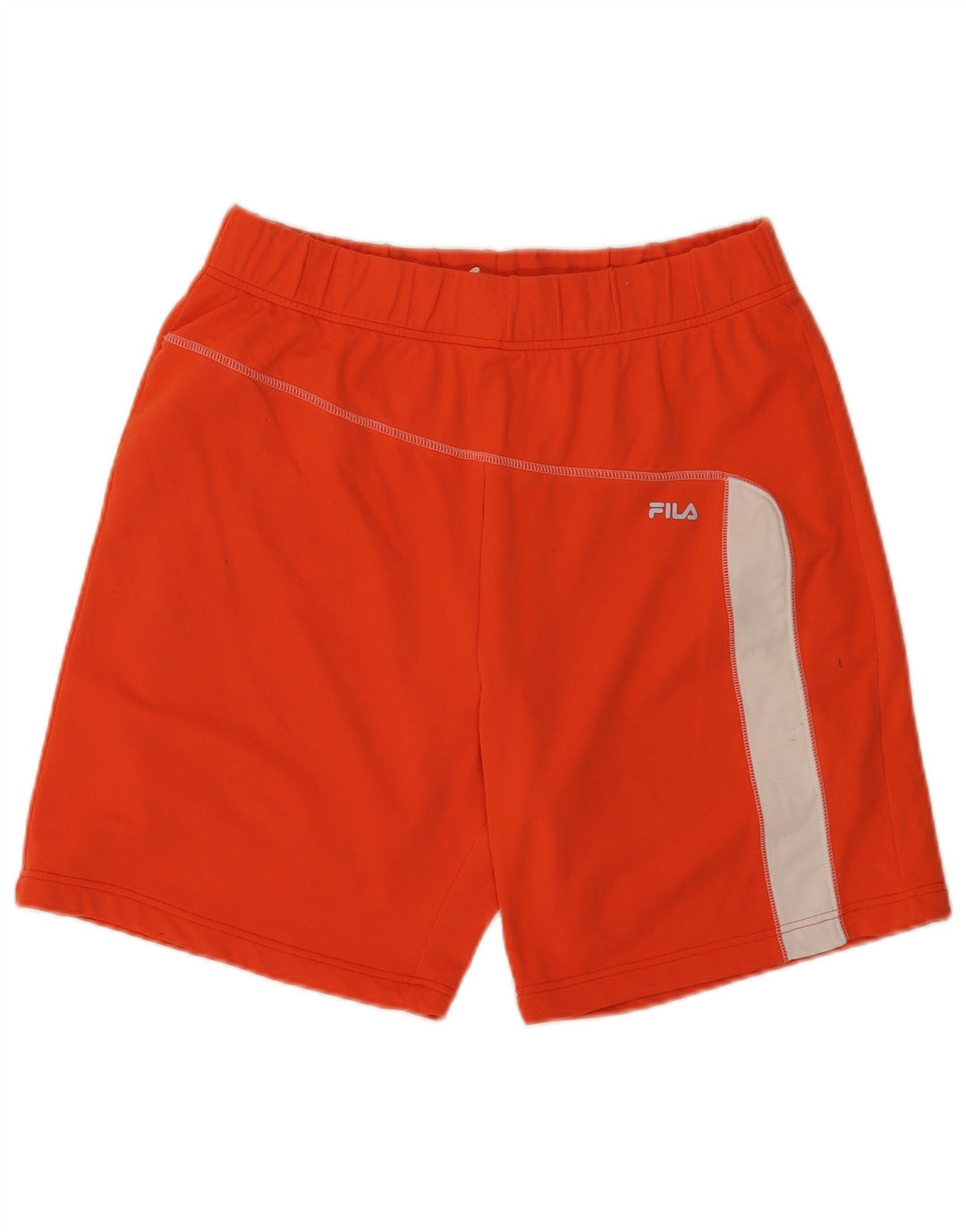 Pantaloni scurți sport Fila pentru bărbați, portocaliu mediu, poliamidă color bloc