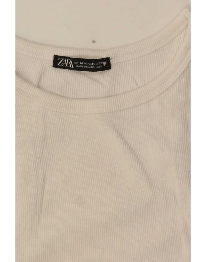 Top cu vestă pentru femei Zara UK 12 Medium White