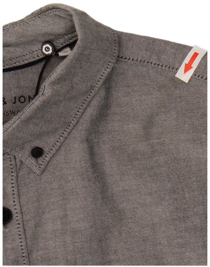 Cămașă Jack & Jones Slim Fit XL bumbac gri pentru bărbați