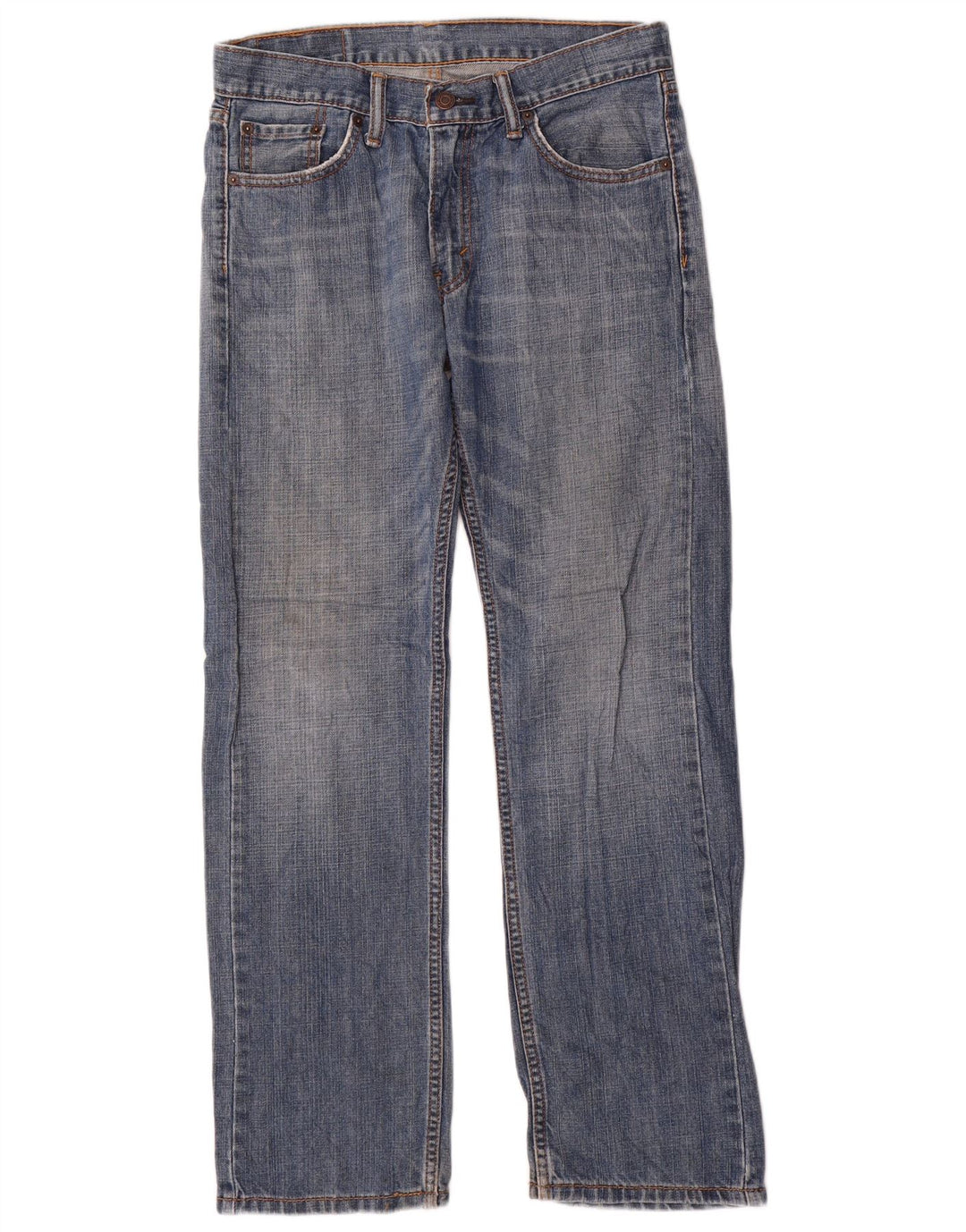 Blugi drepti pentru bărbați Levi's 505 W30 L30 Bumbac albastru