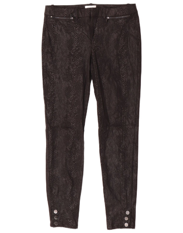 Pantaloni casual pentru femei CALVIN KLEIN US 4 Small W30 L27 Black Animal Print