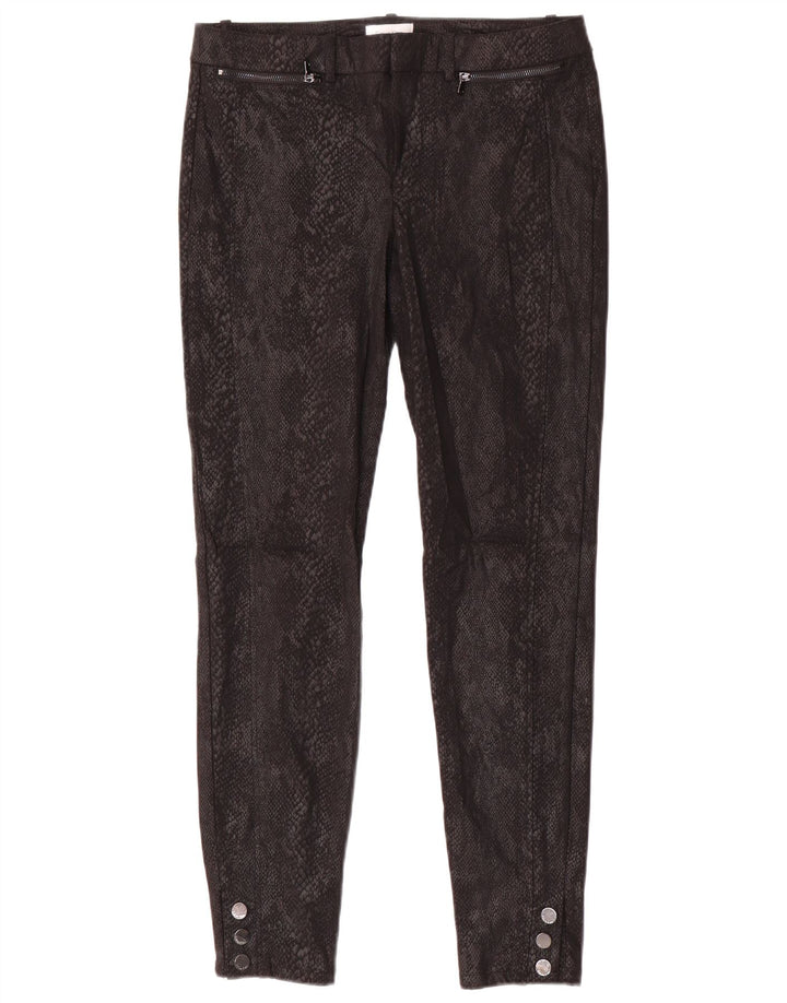 Pantaloni casual pentru femei CALVIN KLEIN US 4 Small W30 L27 Black Animal Print