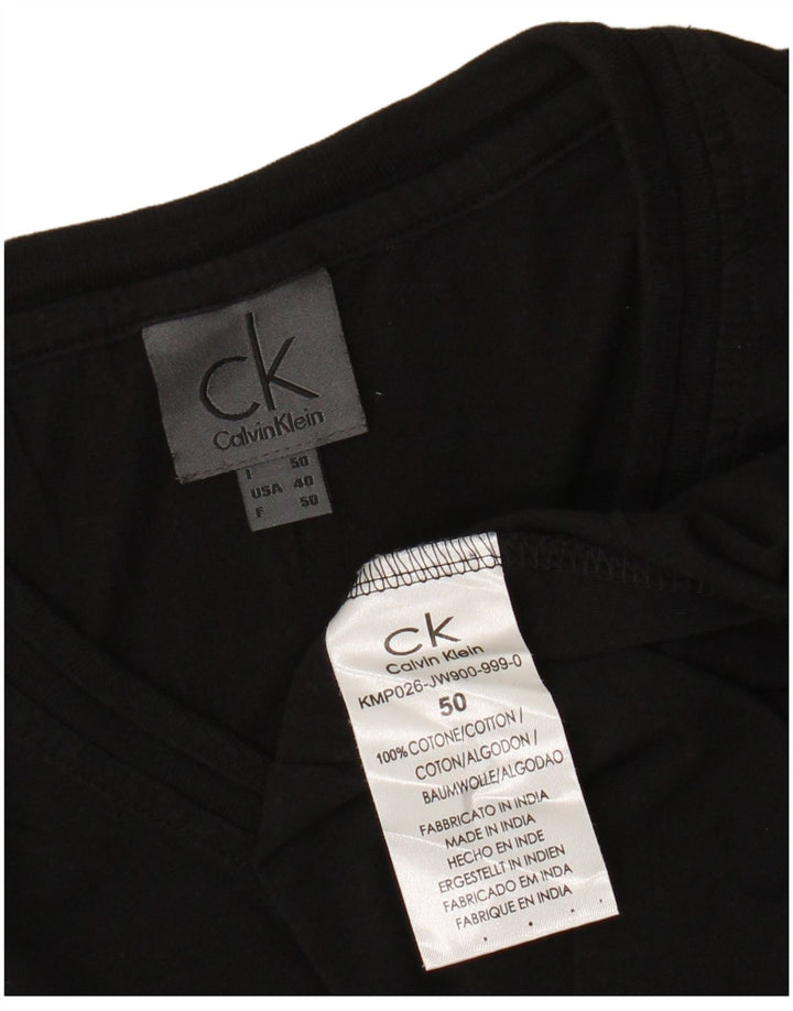 Tricou grafic pentru bărbați CALVIN KLEIN Top IT 50 bumbac negru mediu