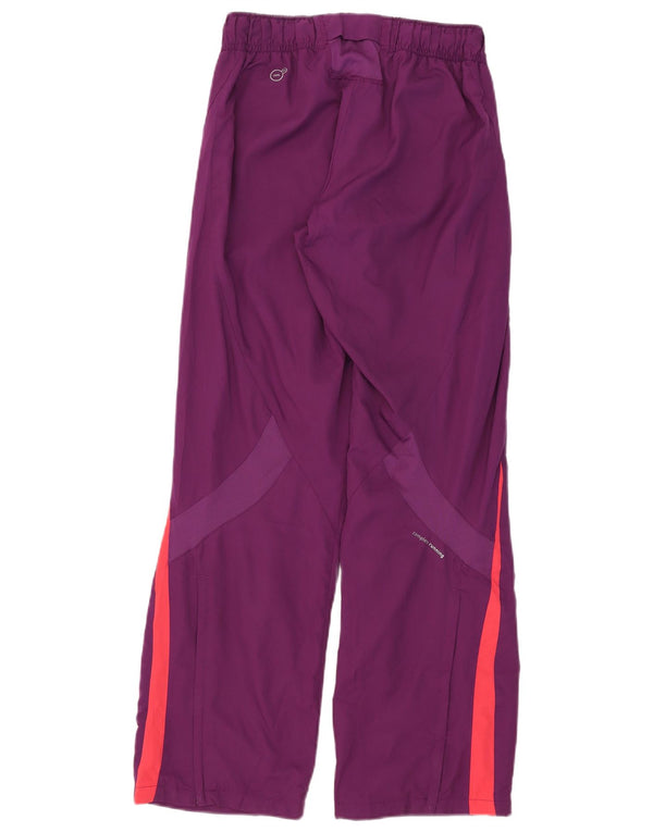 Pantaloni de trening Puma pentru femei UK 12 Poliester bloc de culoare violet mediu