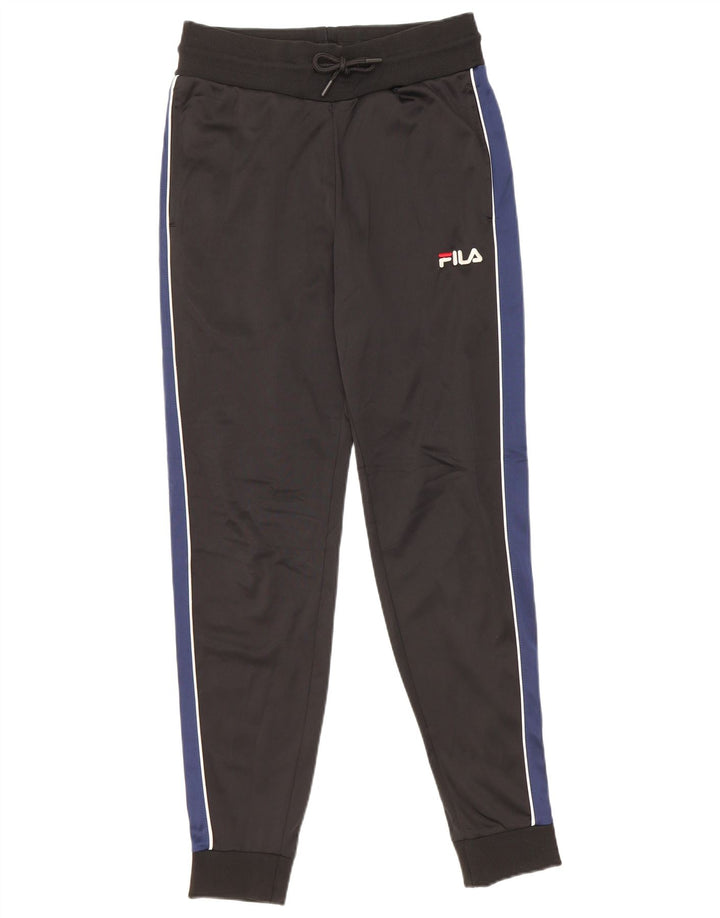 Pantaloni de trening Fila pentru bărbați Joggeri XS Poliester color bloc negru