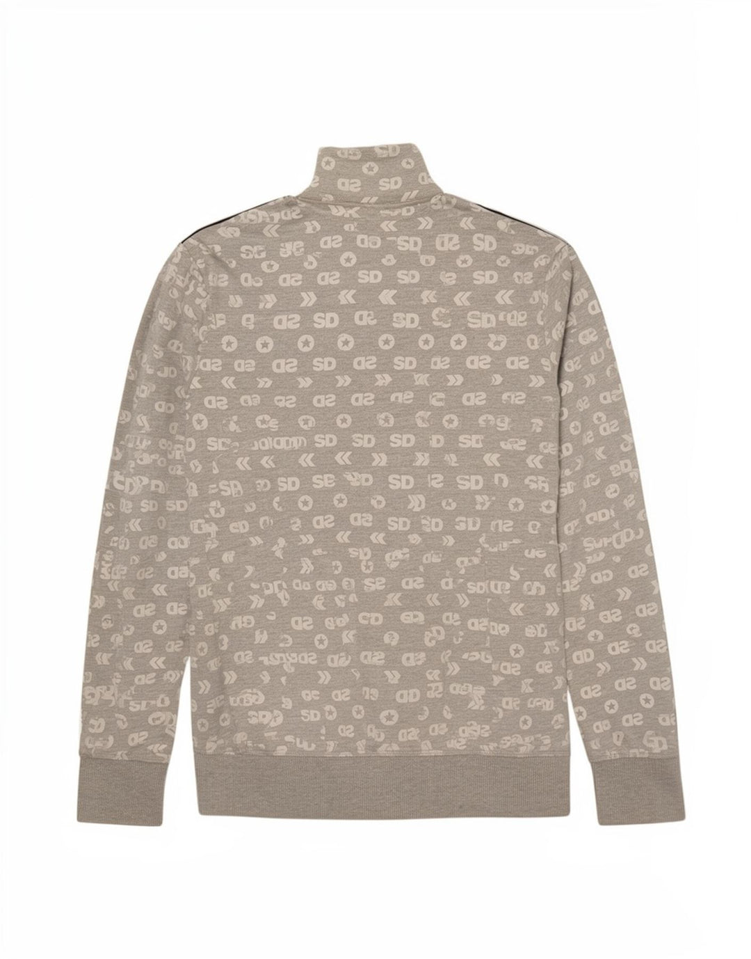 Jachetă de top pentru trening Superdry pentru femei, UK 10, bumbac gri mic