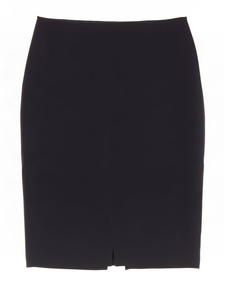 Fusta creion pentru femei Benetton IT 44 Medium W30 Poliester bleumarin