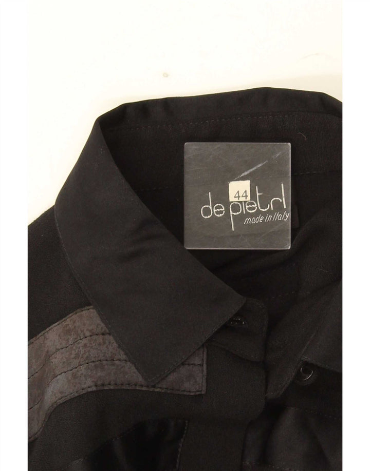 Salopetă cu mânecă lungă pentru femei De Pietri IT 44 Medium Black Colorblock