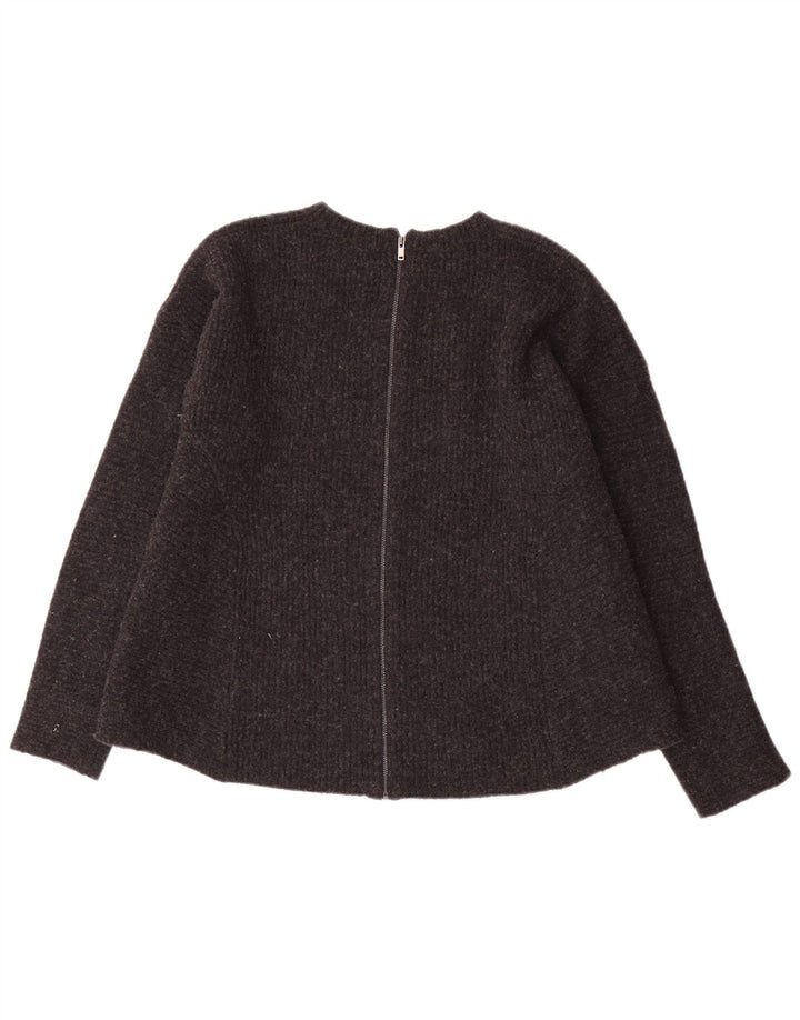 Pulover cardigan Cos pentru femei UK 16 Lână mare gri