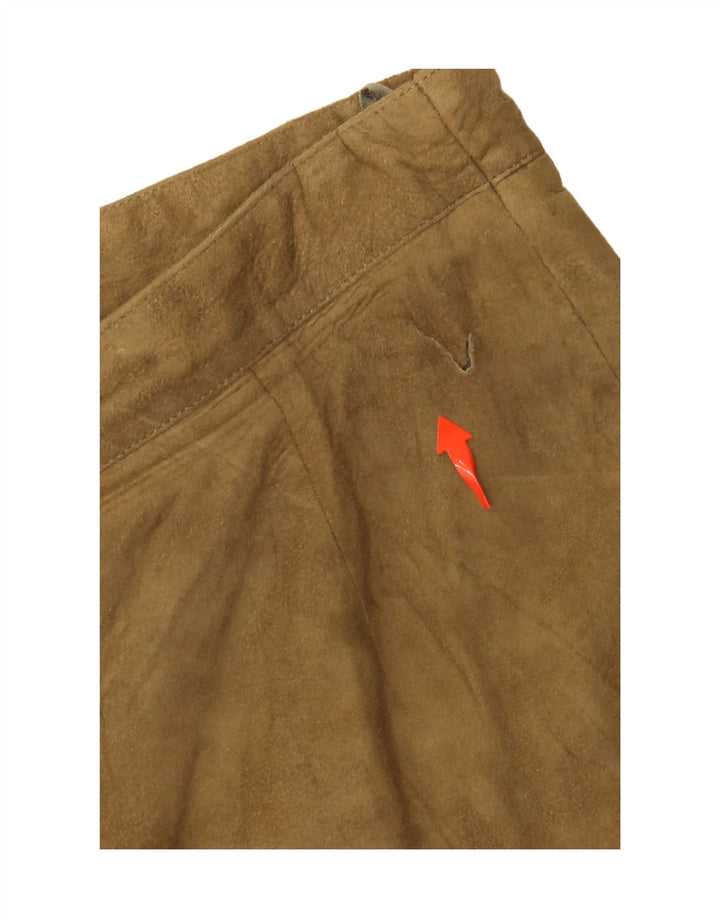 ANFOR Womens A-Line Skirt IT 44 Medium W28  Beige