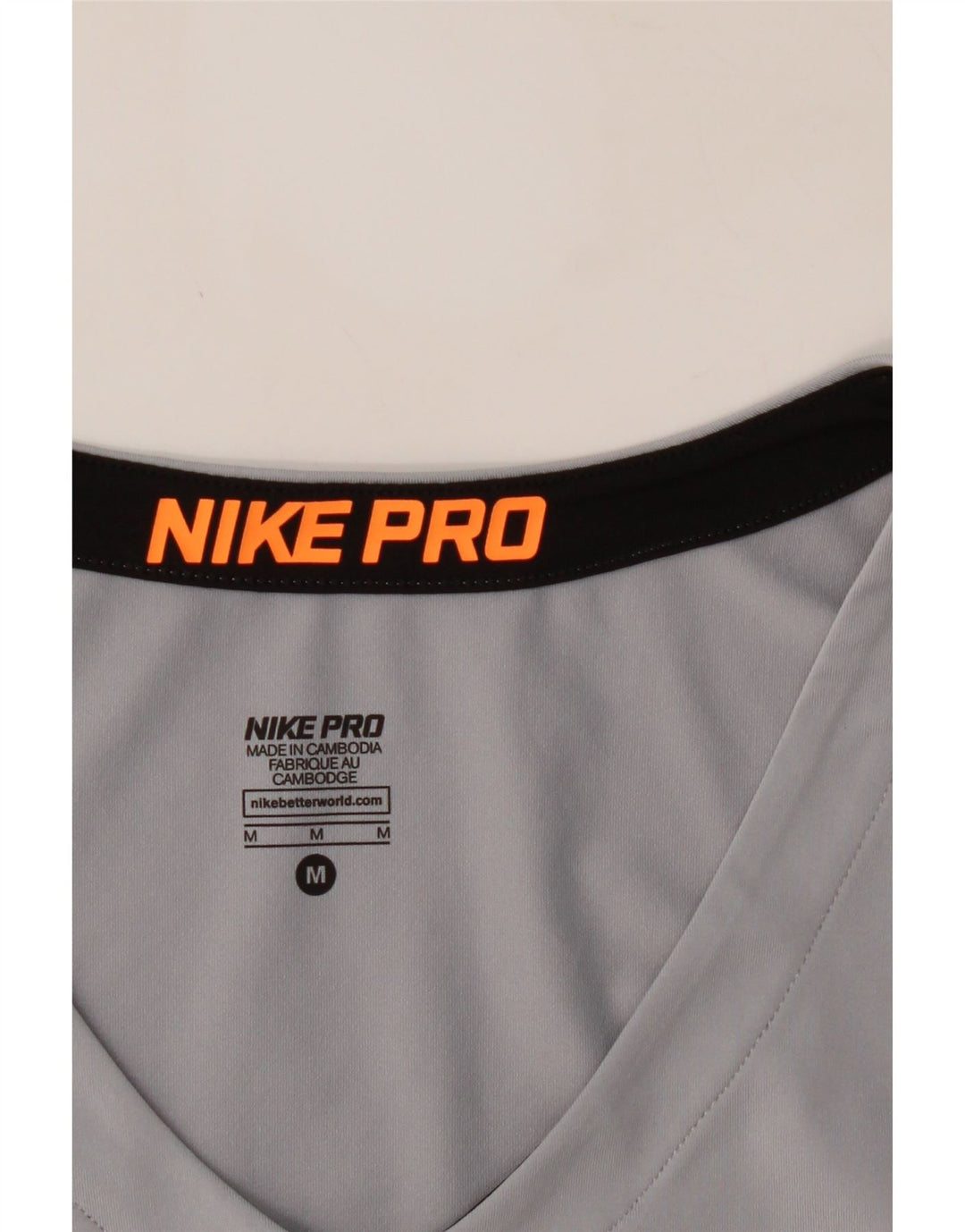 NIKE Womens Graphic T-Shirt Top UK 12 Medium Grey Polyester Vintage Nike and Second-Hand Nike from Messina Hembry 