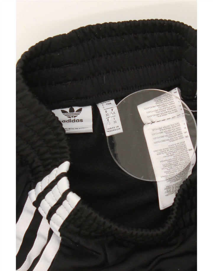 Pantaloni scurți sport adidas pentru femei UK 4 XS poliester negru