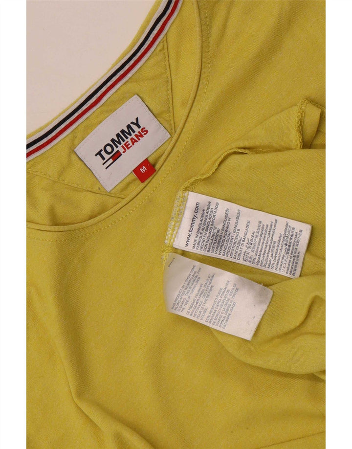 Tricou pentru bărbați Tommy Hilfiger Top din bumbac galben mediu
