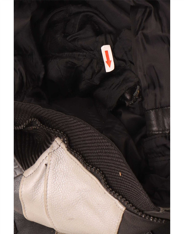 Pantaloni din piele pentru bărbați Richa EU 52 Large W34 L29 Black Colorblock