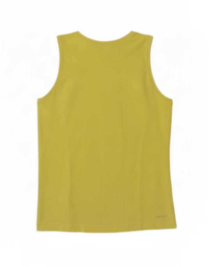 Adidas Climalite Vest Top pentru femei UK 14 Poliester galben mediu