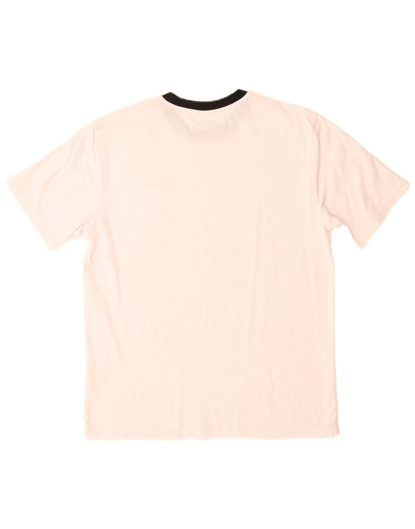 DIADORA Tricou grafic pentru bărbați Top mare din bumbac alb