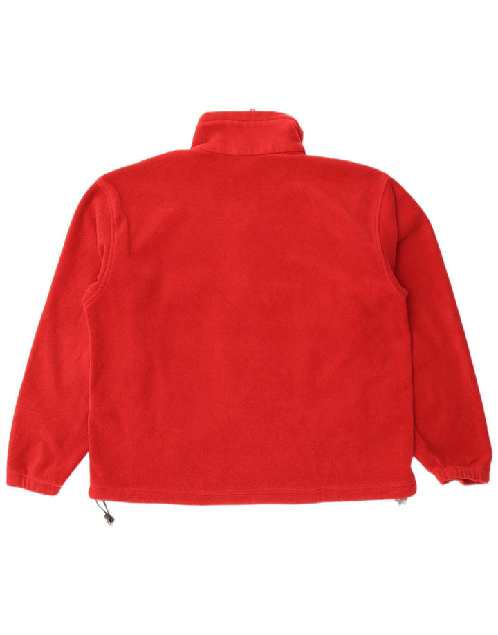 Jachetă fleece Columbia pentru bărbați UK 42 XL poliester roșu