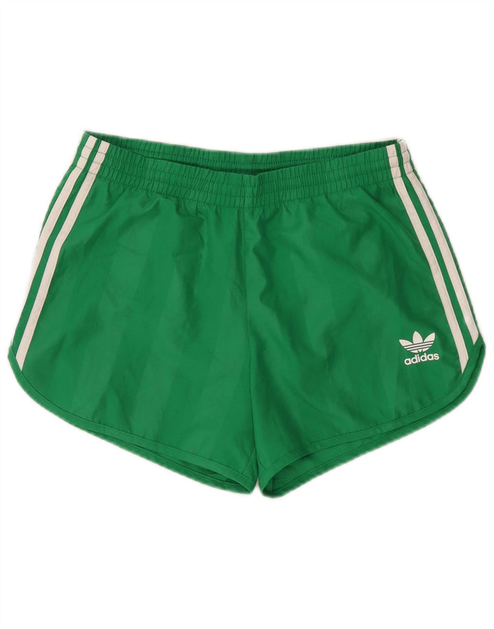 Pantaloni scurti sport adidas pentru femei, poliester verde mic