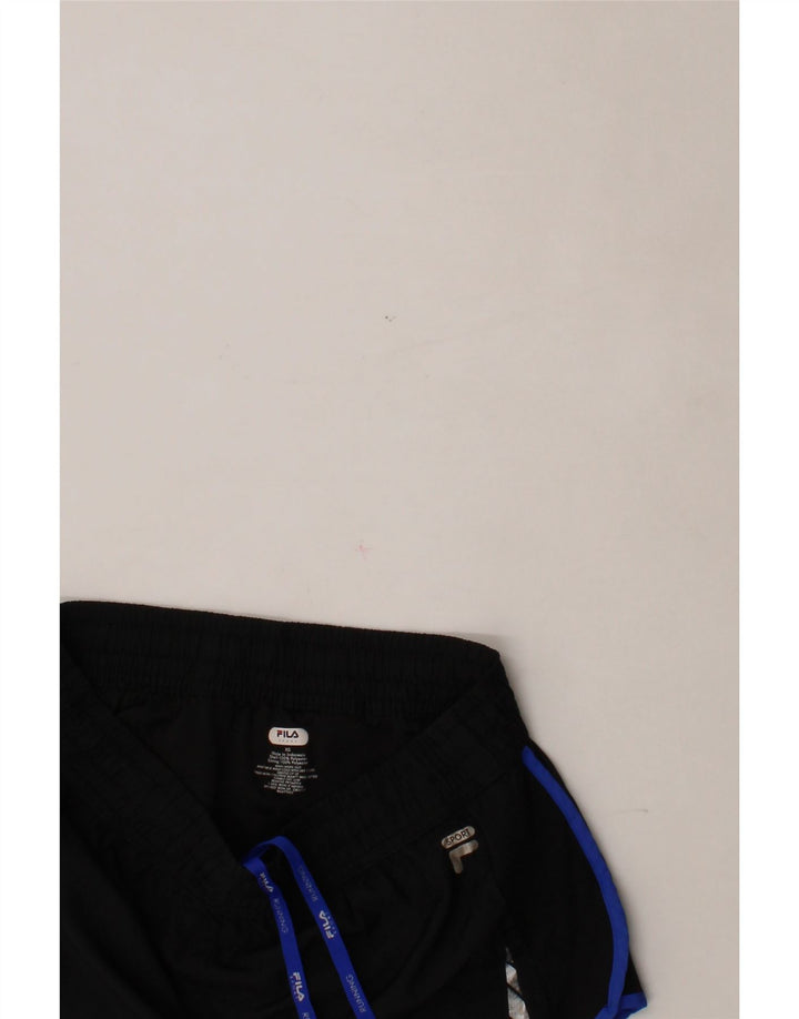 FILA Womens Sport Shorts UK 6 XS  Black Polyester Vintage Fila and Second-Hand Fila from Messina Hembry 