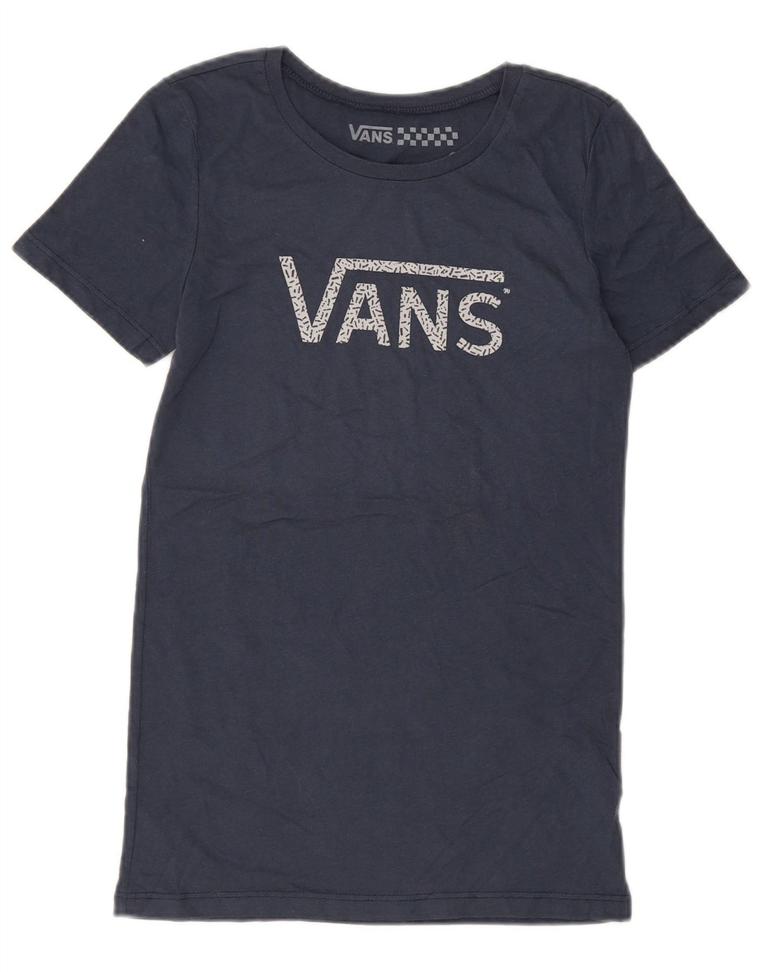 VANS Tricou cu grafic pentru femei Top UK 8 Small Bleumarin Bumbac