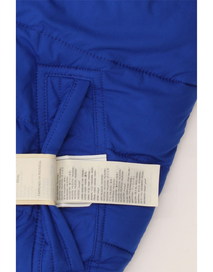 Hollister Mens Reversible Padded Gilet UK 38 Medium Bleumarin Poliester
