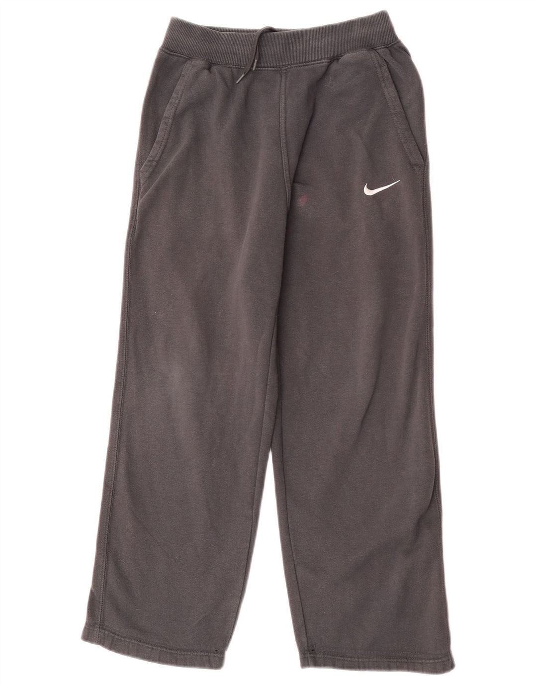 Pantaloni de trening Nike pentru baieti 10-11 ani bumbac gri mediu