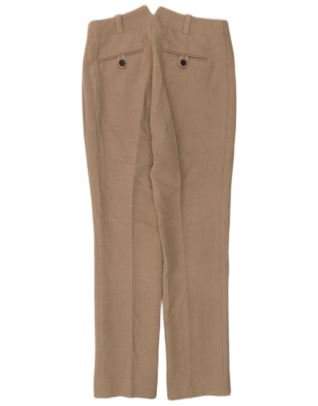 Pantaloni de costum drepți pentru femei Zara EU 38 Mici L28 L29 Gri Poliester