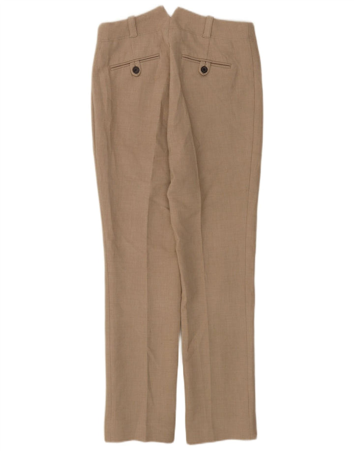 Pantaloni de costum drepți pentru femei Zara EU 38 Mici L28 L29 Gri Poliester