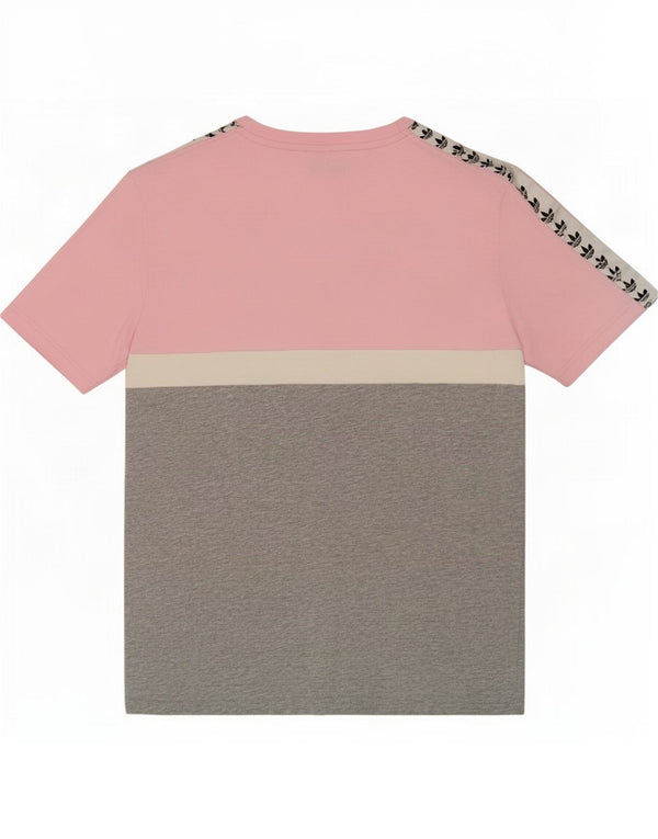 Tricou grafic Adidas Fete Top 15-16 Ani Roz Colorblock Bumbac