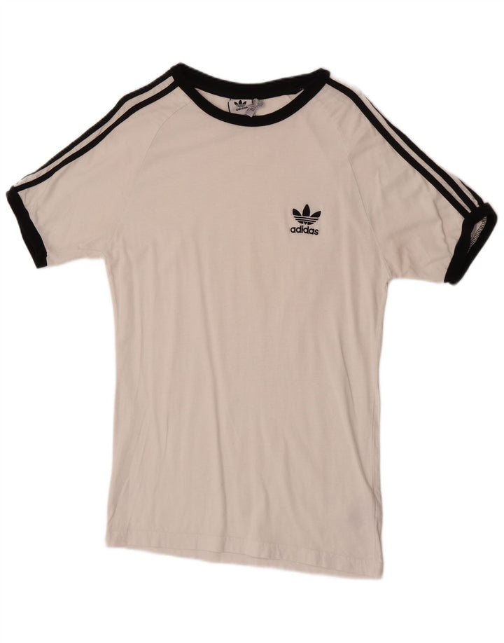 Tricou pentru bărbați Adidas Top mare, alb, bumbac