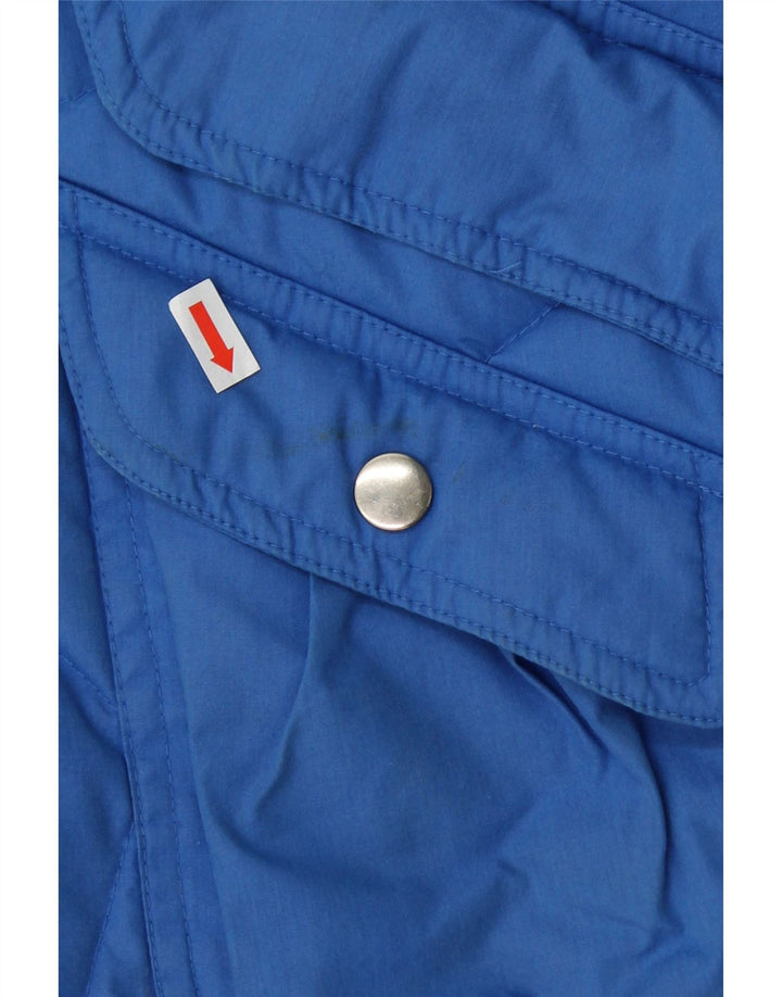 ELHO Mens Padded Gilet IT 52 XL Blue Vintage Elho and Second-Hand Elho from Messina Hembry 