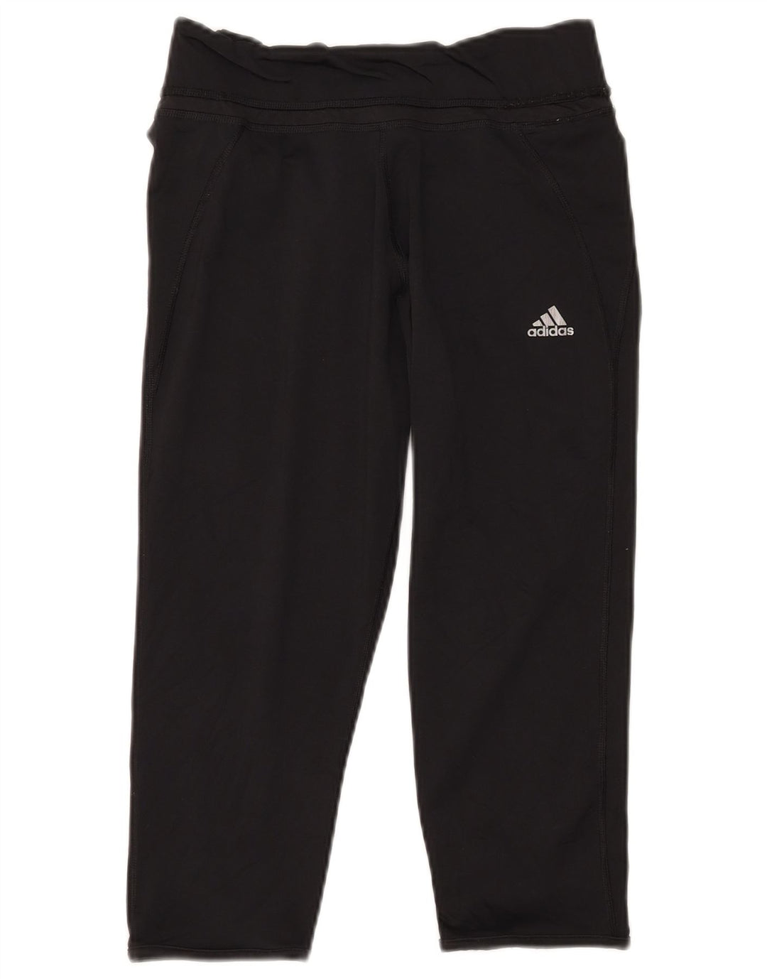 Leggings Adidas Climalite Capri pentru femei UK 12/14 Poliester mediu negru